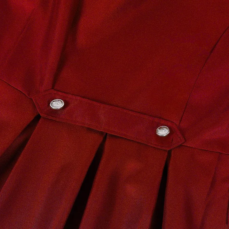 Picture 4: 2026 New Steampunk Men's Red Vintage Long Jacket, Black Gothic Trench Coat, Blue Stage Performance Overcoat.