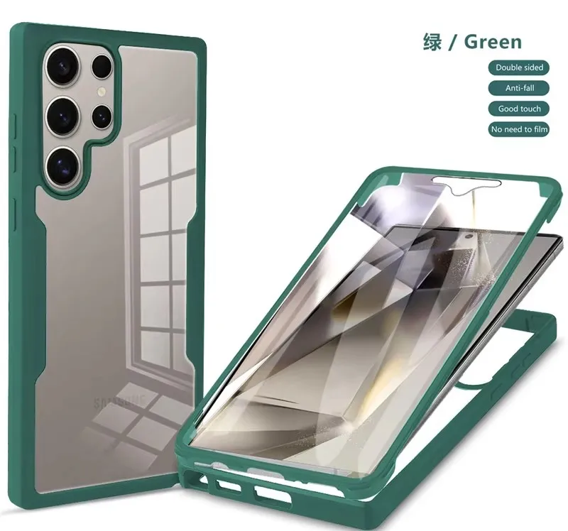 360° Full Shockproof Clear Screen Cover For Samsung Galaxy S25 Ultra 5G Case For Sumsung S25 Plus S 25 S25Ultra Funda Protection