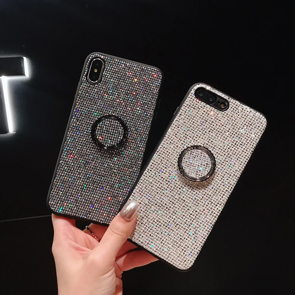 Luxury Shiny Case For Xiaomi Redmi Note 10 9 8 7 Pro 9A 9C 9T 10T Pro POCO M3 X3 NFC 6X 5X Back Cover Funda Glitter Coque