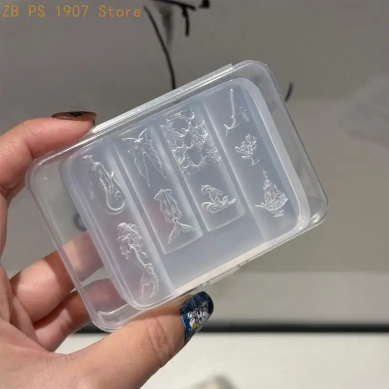 Silicone Art Mold Accessory Molds Mermaids Themed Decorative Molds 55KA