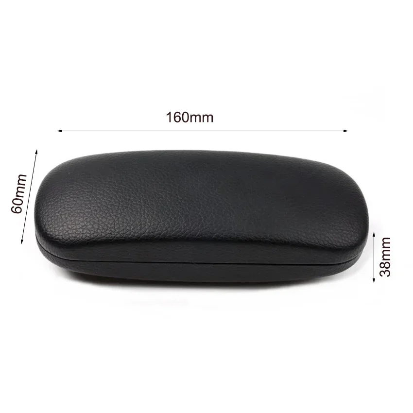 Hard Glasses Case For Men Women PU Leather Eyeglass Case For Reading Glasses image 3