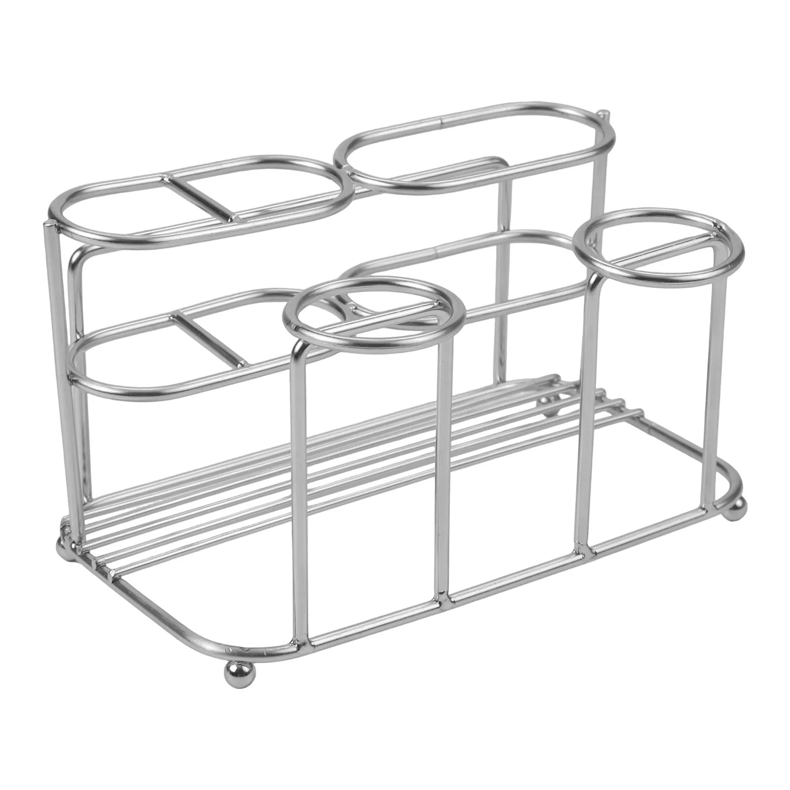 

Bathroom Decor 17.8x12x10cm Bathroom Organizer Stainless Steel Rack Crafted From Stainless Steel Large Capacity