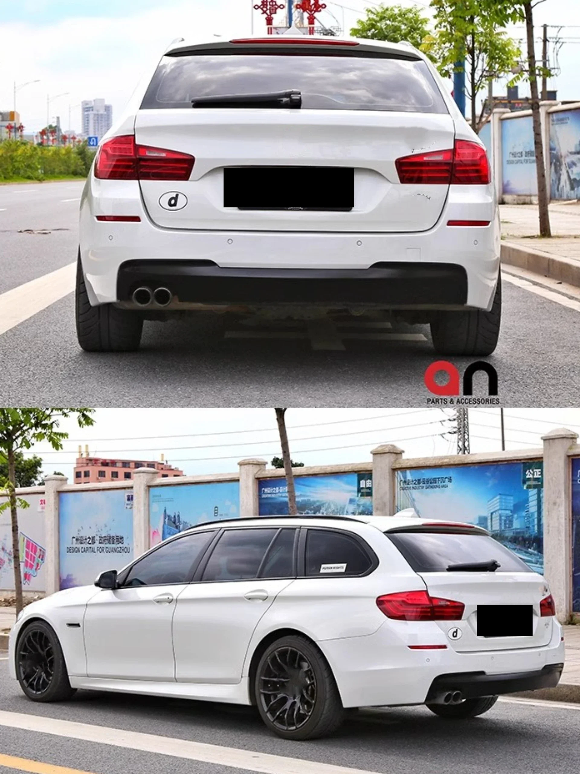 Front Rear Bumper Assembly Grille Side Skirt for BMW 5 Series Travel F11 Convert MT Style Body Kit Car Accessories view 6