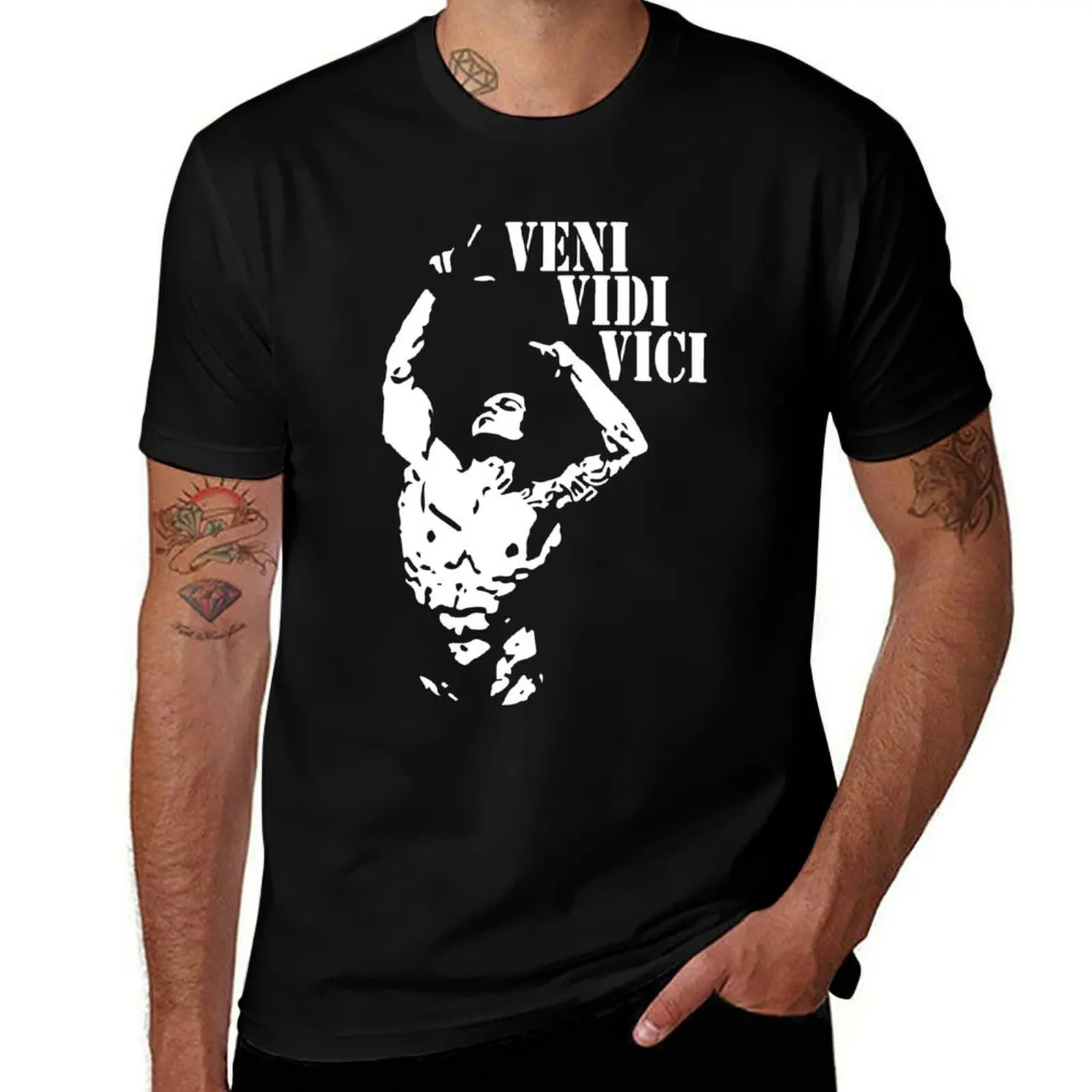 

Zyzz veni vidi vici T-Shirt anime t shirts for man t shirts for man graphic funny t shirts cotton 100% T-Shirt