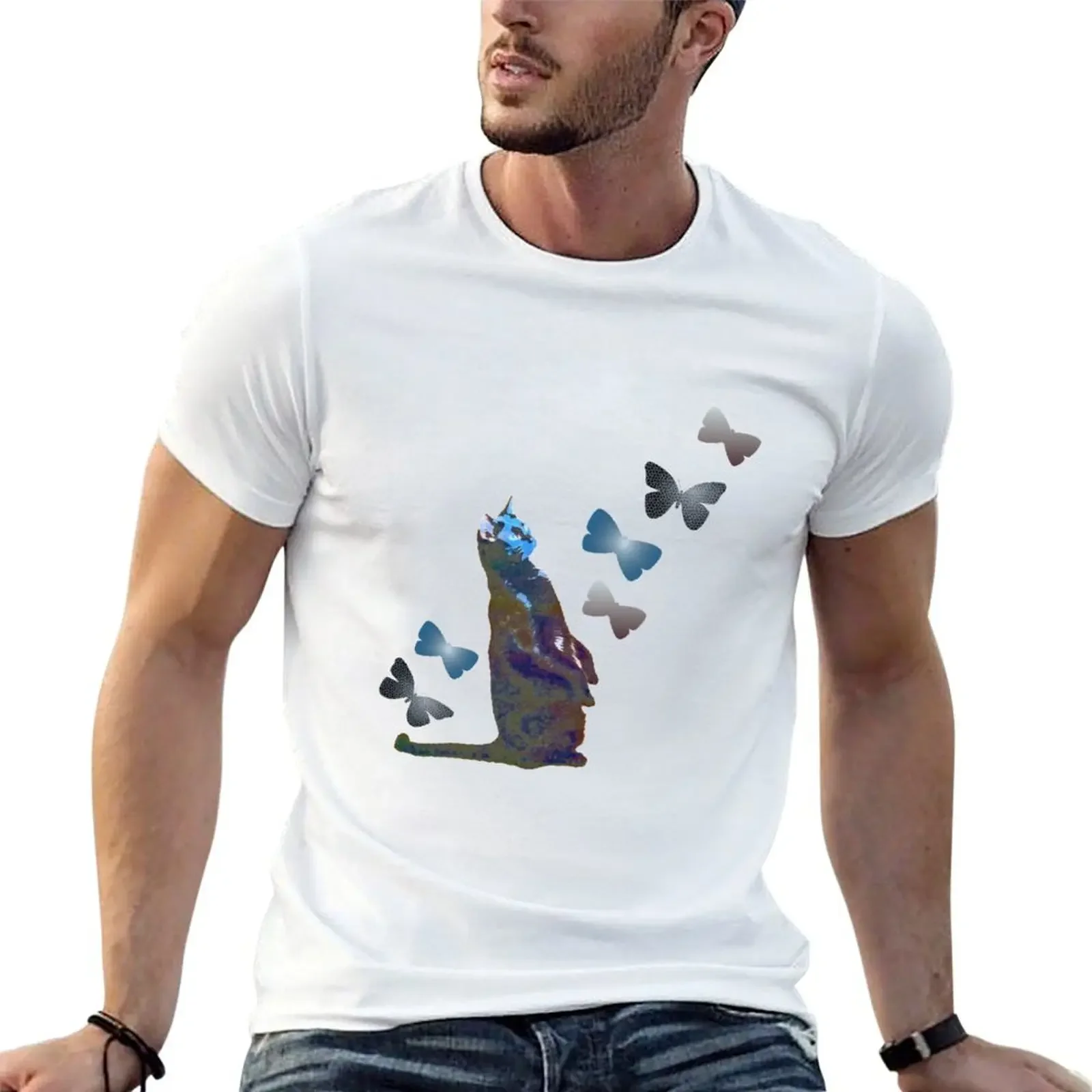 Curiosity and Flight T-Shirt oversized t shirt plus size clothes customizeds street wear black t-shirts for men