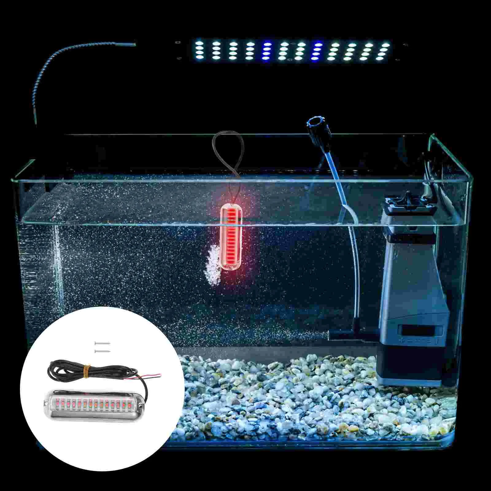 Underwater Light Aquarium Stainless Steel Boat Waterproof LED Marine for Pontoon