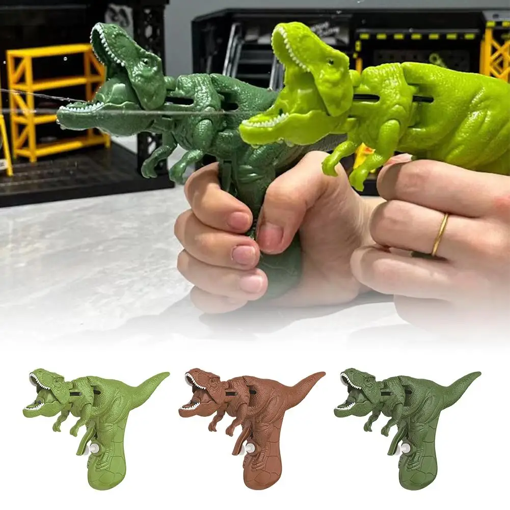 

Shake Dinosaur Water Gun Toy Spray Shooting Pressing Grip Water Pistol Boys Summer Beach Swimming Pool Toy For Kids Bo B5f7