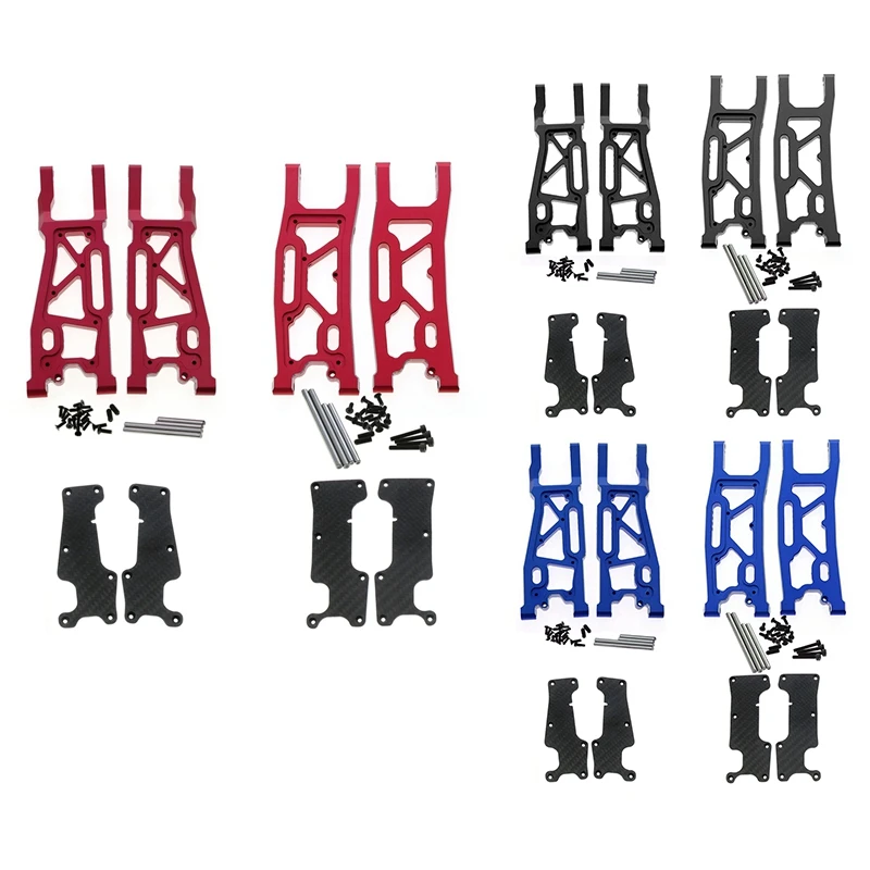 

Aluminum Front And Rear Suspension Arm With Carbon Fiber Cover For 1/8 Traxxas Sledge RC Car Upgrades Parts