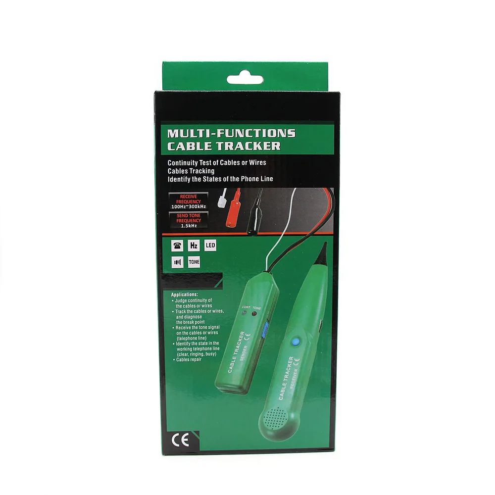 Imagem -06 - Cabo Rastreador Tester Linha Profissional Detector Lan Utp Stp Telefone Wire Tracer Breakpoint Localização Diagnosticar Tom Ms6812