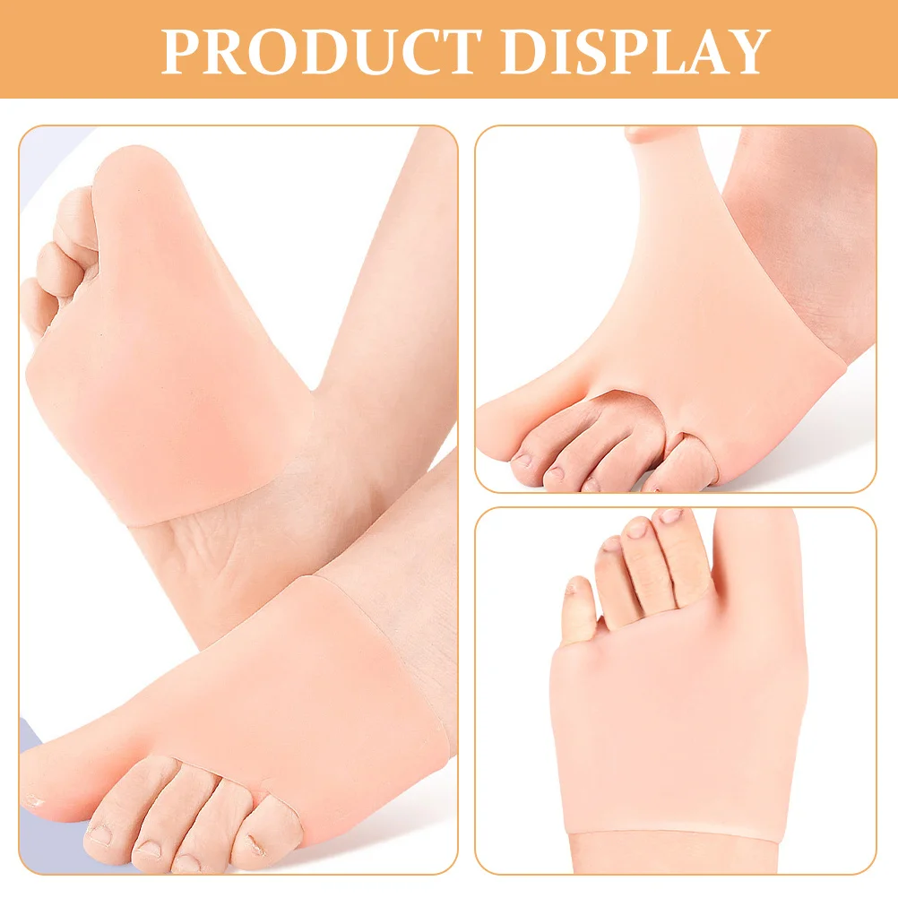 

1 пара, разделитель пальцев ног, дышащий корректор для пальцев ног для мужчин и женщин, перекрывающиеся пальцы, вальгусная подушка для облегчения боли