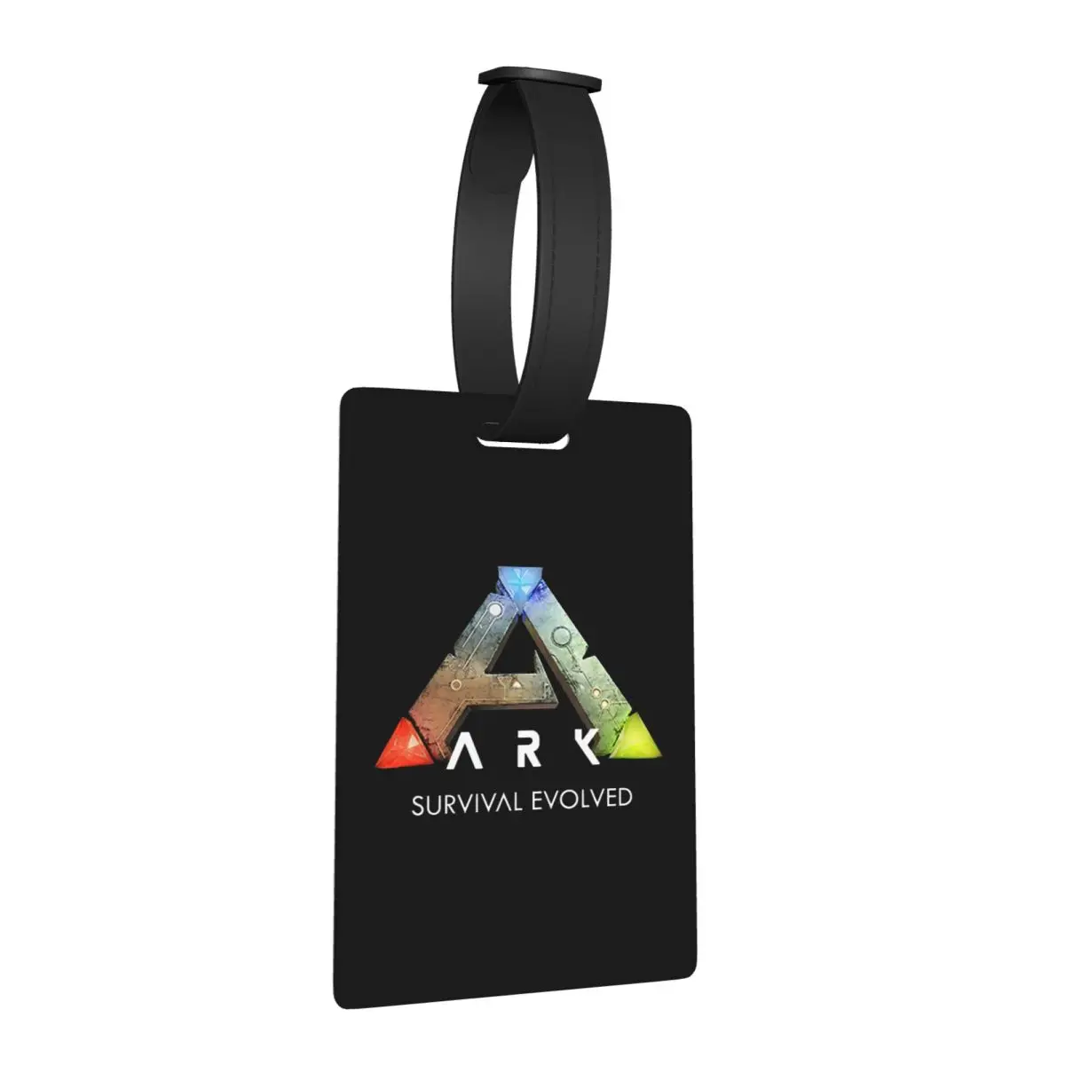 

Бирки для багажа Ark Survival Evolved, черные, аксессуары для чемоданов, дорожные бирки для багажа, держатель для идентификационной этикетки, имя, адрес