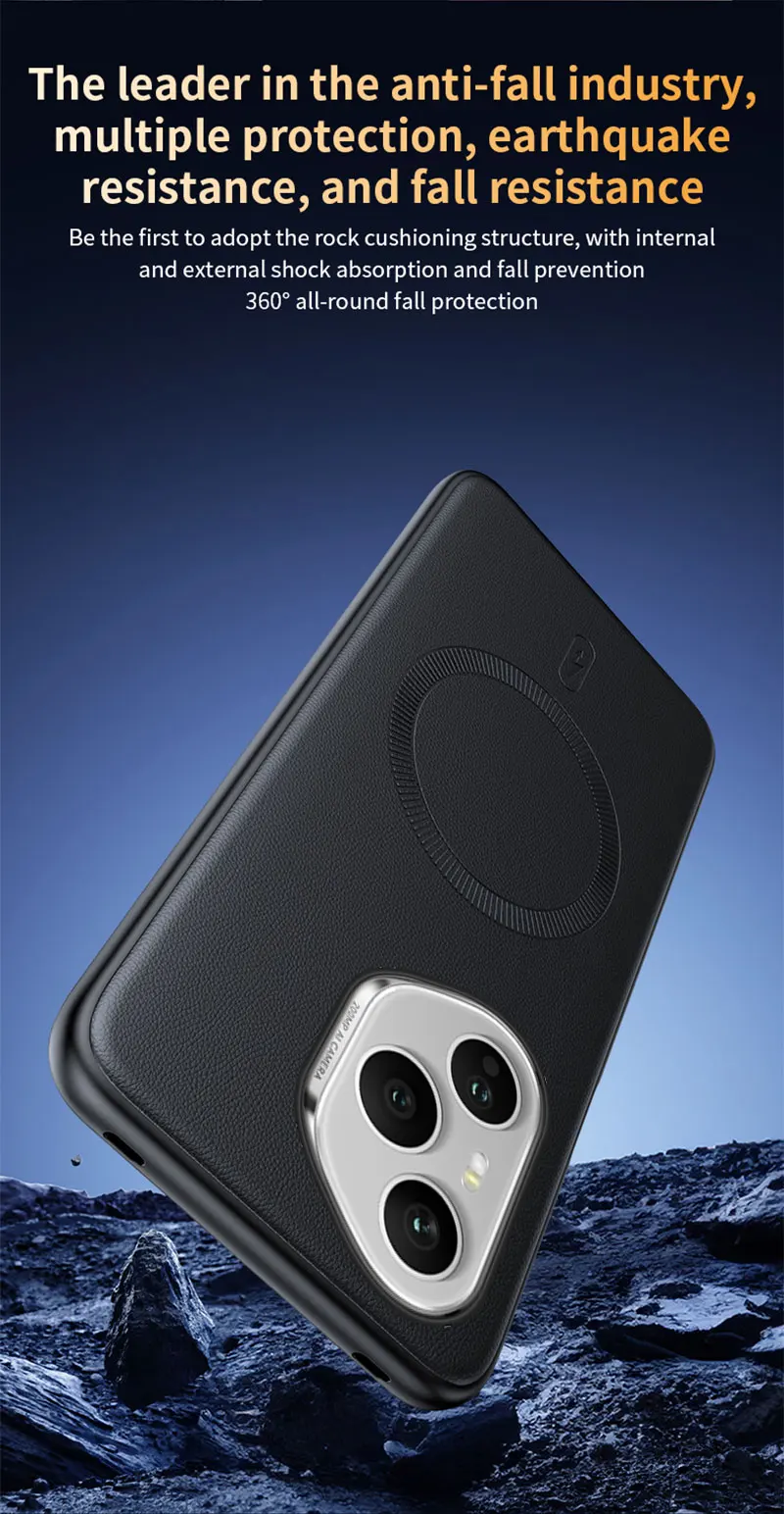Für Honor 400 Pro Hülle Magnetische Leder-Schutzhülle Für Honor 400 Pro Hochwertige Anti-Fingerabdruck Rutschfeste PC+TPU – Detail 15