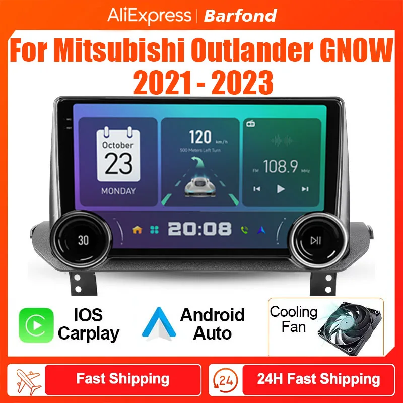 

Barfond For Mitsubishi Outlander GN0W 2021 - 2023 Car Radio Multimedia Video Player Navigation stereo GPS Android 2din dvd