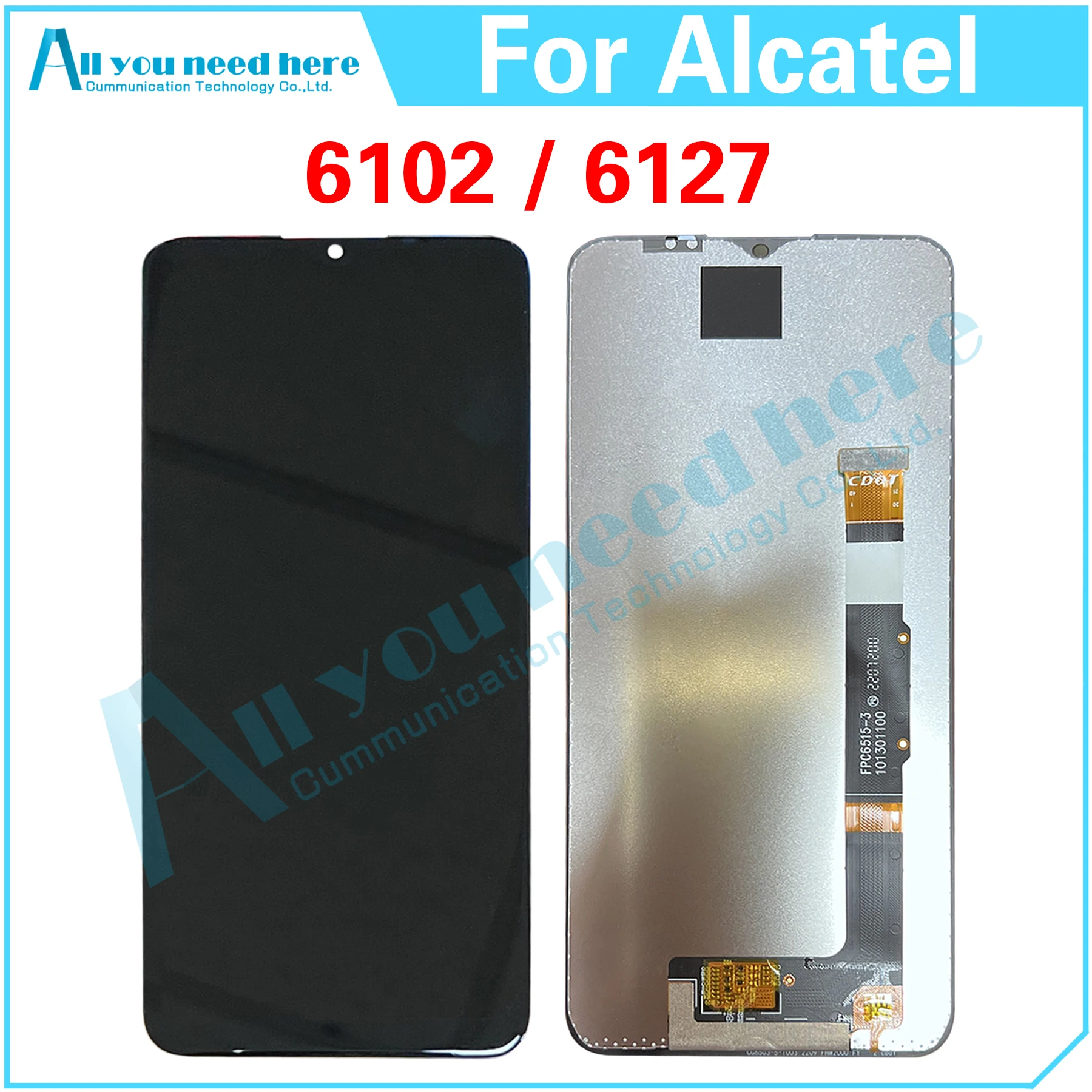 

Screen For Alcatel 6102 6127 LCD Display Touch Screen Digitizer Assembly Replacement