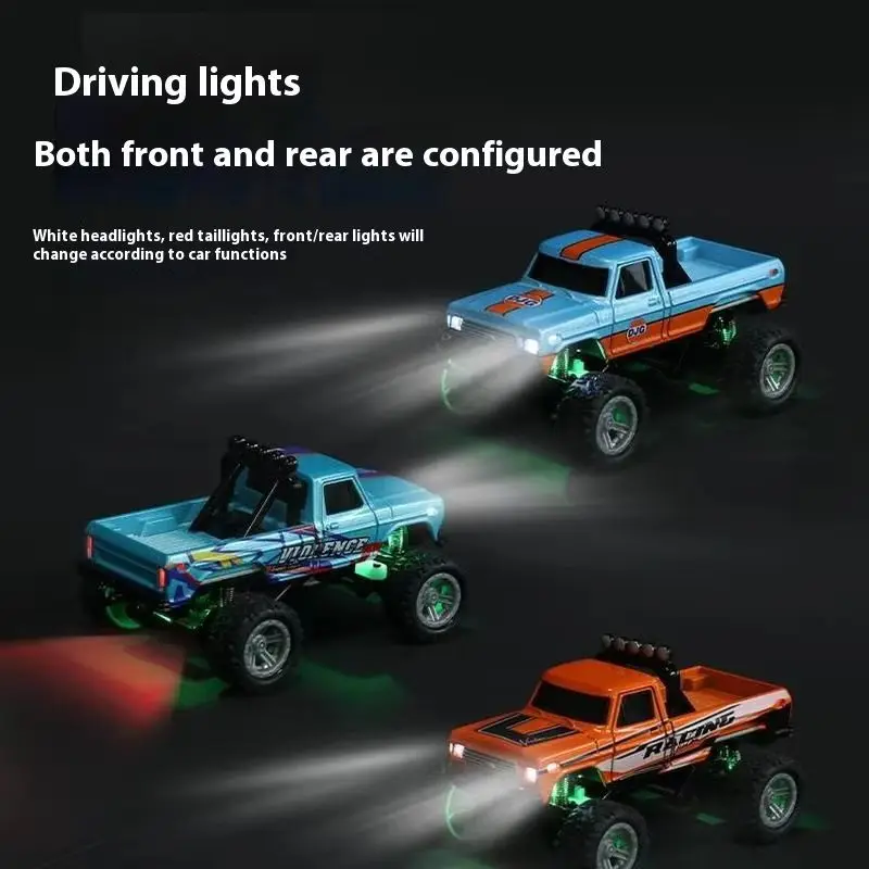 Wild Journey Alloy Supercar Off Road Dual Heroes Remote Control Car Gift Box Ignites Children'S Racing Adventure Dreams