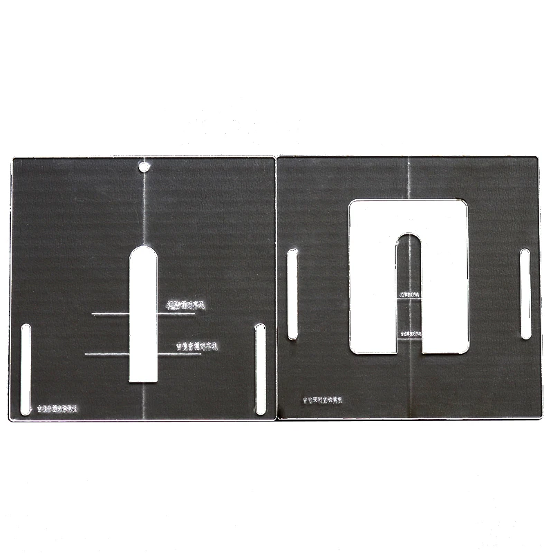 Guitar drum straight dovetail tenon straight tenon acrylic mold guitar mold tool acrylic template