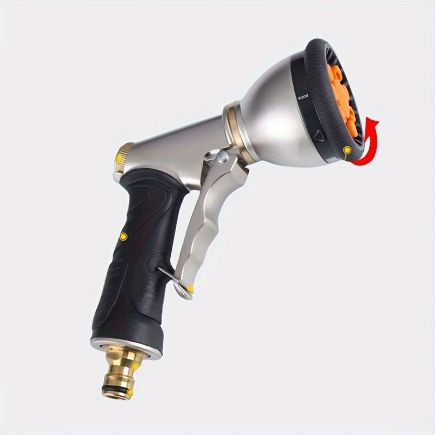 

9 Adjustable Spray Modes Heavy-Duty Nozzle - High Pressure for Plants, Lawns, Car Wash & Pet Care