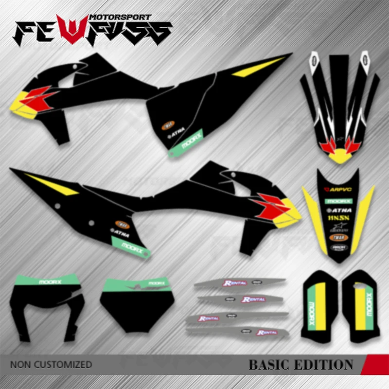 

Fewfuss Graphic Kit Custom Motorcycle Backgrounds Decal Stickers for 2019 2020 2021 2022 SXF XCF 2020-2023 EXC XCW 150-450