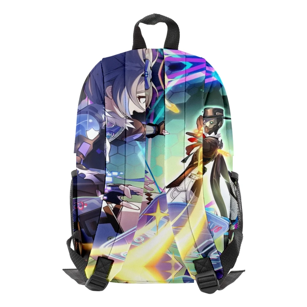 Honkai Star Rail Game Peripherals Harajuku Backpack 2023 Fashion Boy/Girl's Print Canvas Student Bag Travel Bag