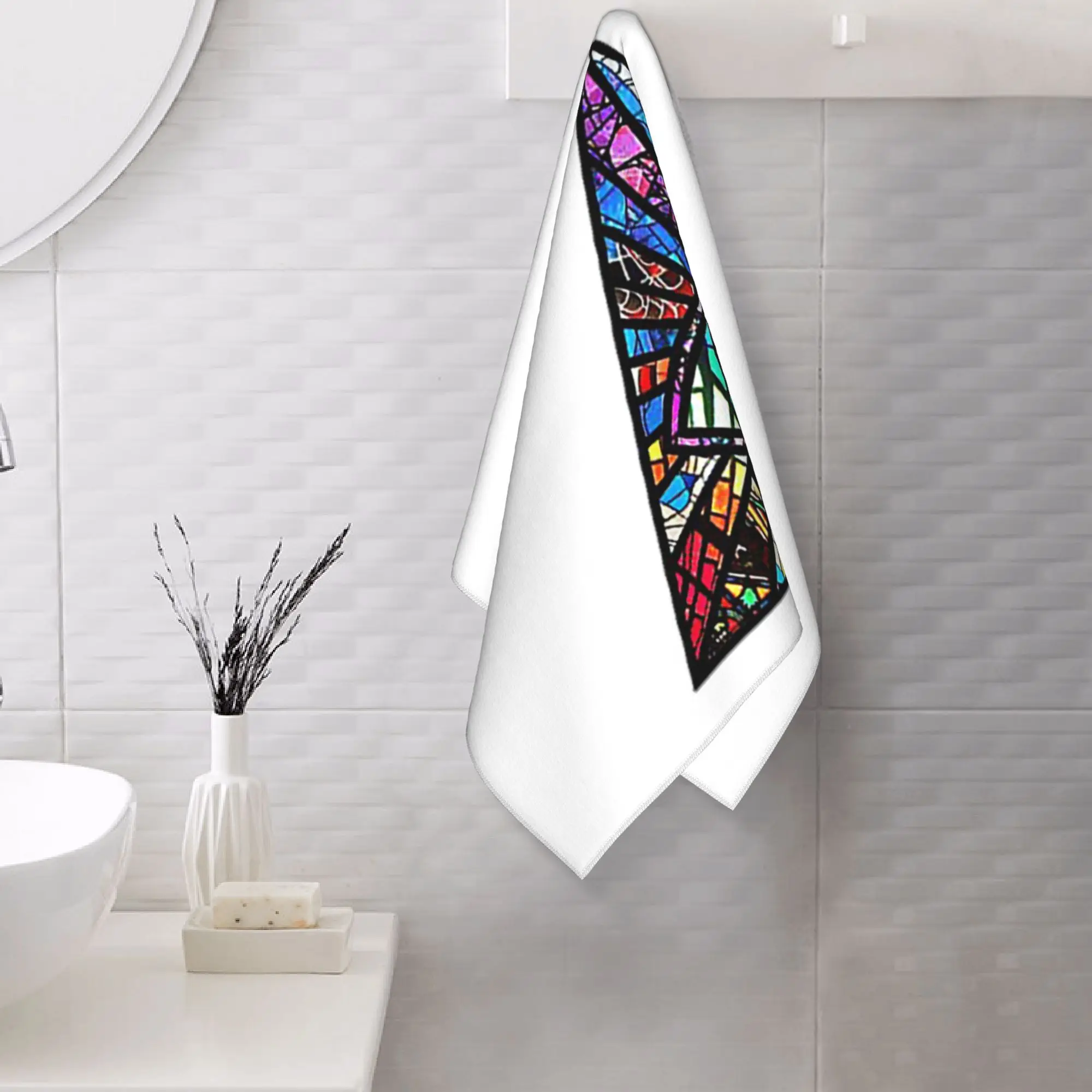 Custom Eye Illuminati Soft Face Towel Quick Dry Pool Bath Cotton Towels Absorbent Quick