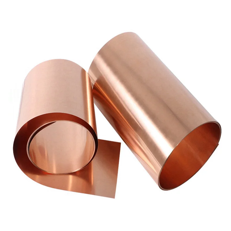 1Pcs 99% Pure Copper Cu Metal Sheet  Foil Plate Copper Sheet Thickness 0.1mm~8mm Length 50mm~5000mm