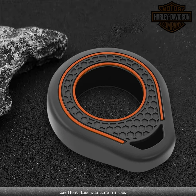 حافظة مفاتيح السيارة لـ Harley Davidson Softail Sportster VRSC Touring X48 1200 883 Street Glide غطاء مفتاح الدراجة النارية حامل سلاسل المفاتيح