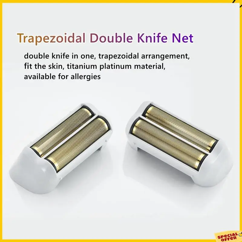 A24P 4 عبوات ماكينة حلاقة احترافية بديلة من الرقائق المعدنية والقواطع لاستبدال ماكينة الحلاقة Andis 17150(TS-1).