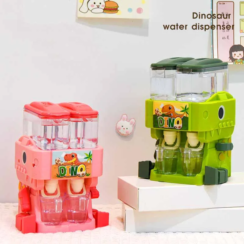 

Kids Cartoon Cute Dinosaur Simulation Water Dispenser Toys Can Drink Water Out Of Small Kids Beverage Machine Play House Toys