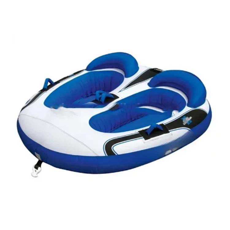 Water skiing 2 rider inflatable Towable tube for boating inflatable tube water sport