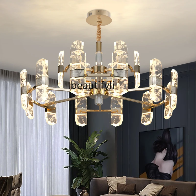 CXH Crystal Hall Main Lamp New Bedroom Modern Simple and Light Luxury Nordic Lamp