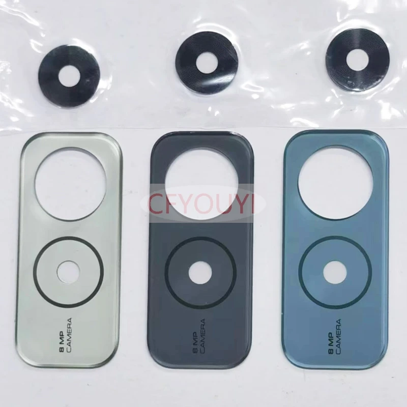 

For Lenovo Tab P12 12.7 inch TB371FU TB370FU TB370FC Back Rear Camera Cover Glass Lens With Adhesive Sticker Replacement Part