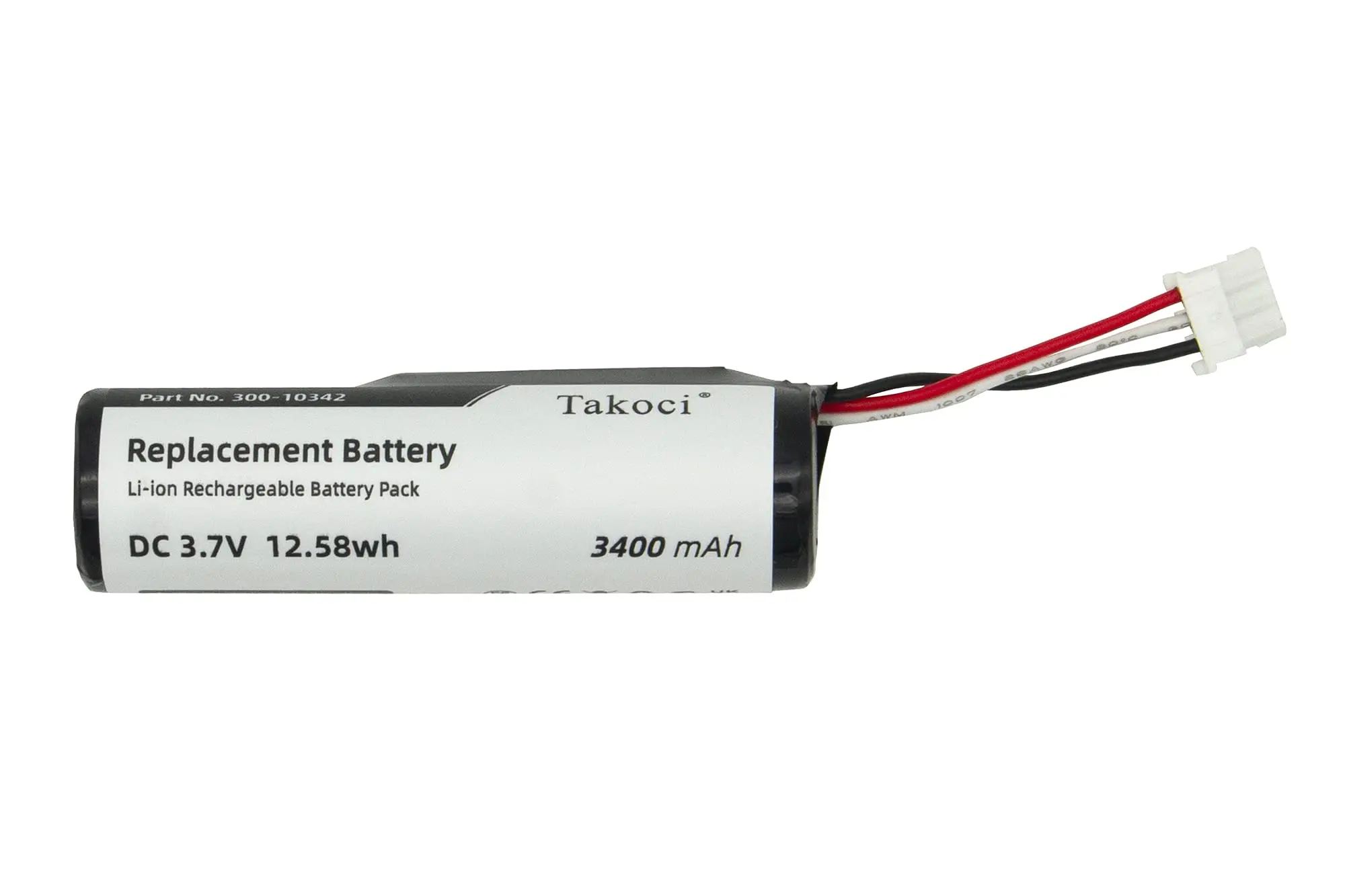 Replacement Battery for Honeywell  Home PROSIXC2W, PROSIXC2W Hardwired-to-SiX Wir 300-10342 3.7V/3400mAh