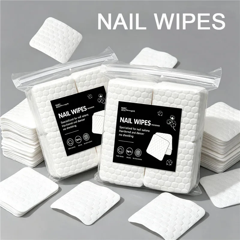 200~1000PCS Premium Nail Salon Cleaning Pads Ultra Absorbent  Lint-free No Deformation Nail Wipes for Nail Salon Manicure
