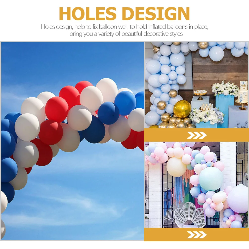 

Balloon Garland Strip 20 Rolls Double Hole Balloon Arch Kit for Shower Birthday Party Supplies Garland Strip