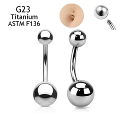 1/5/10Pcs Classical G23 Titanium Navel Piercing Sexy 14G Belly Button Rings Belly Rings Fashion Body Piercing Jewelry Wholesale