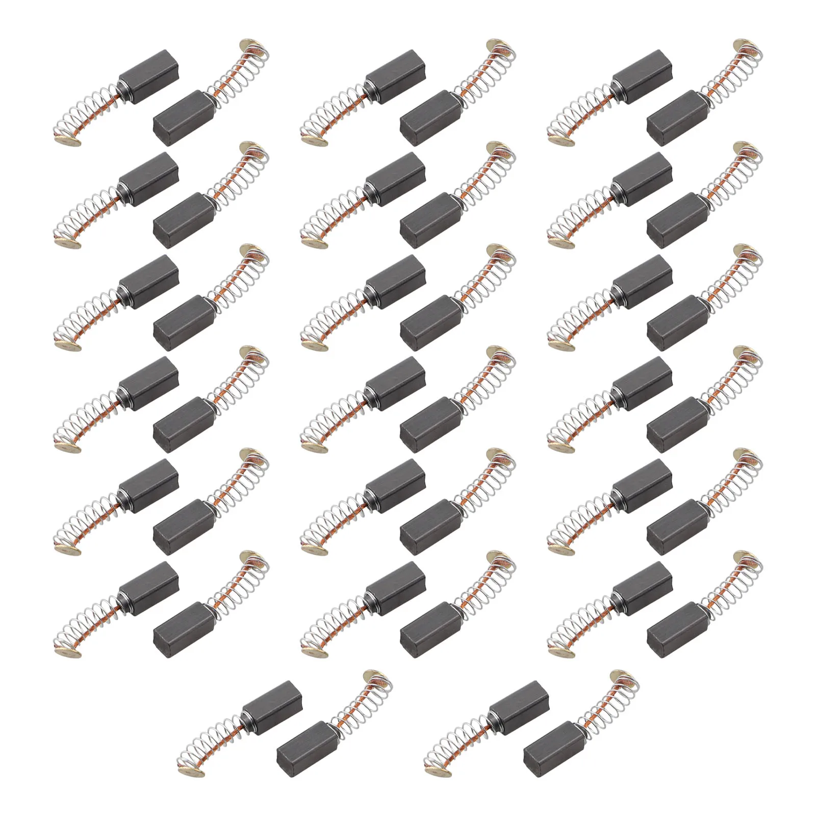

40 Pieces Carbon Brushes Replacement for Electric Motors Power Tools 10 x 5 x 5mm Parts Designed to Support Motor Performance
