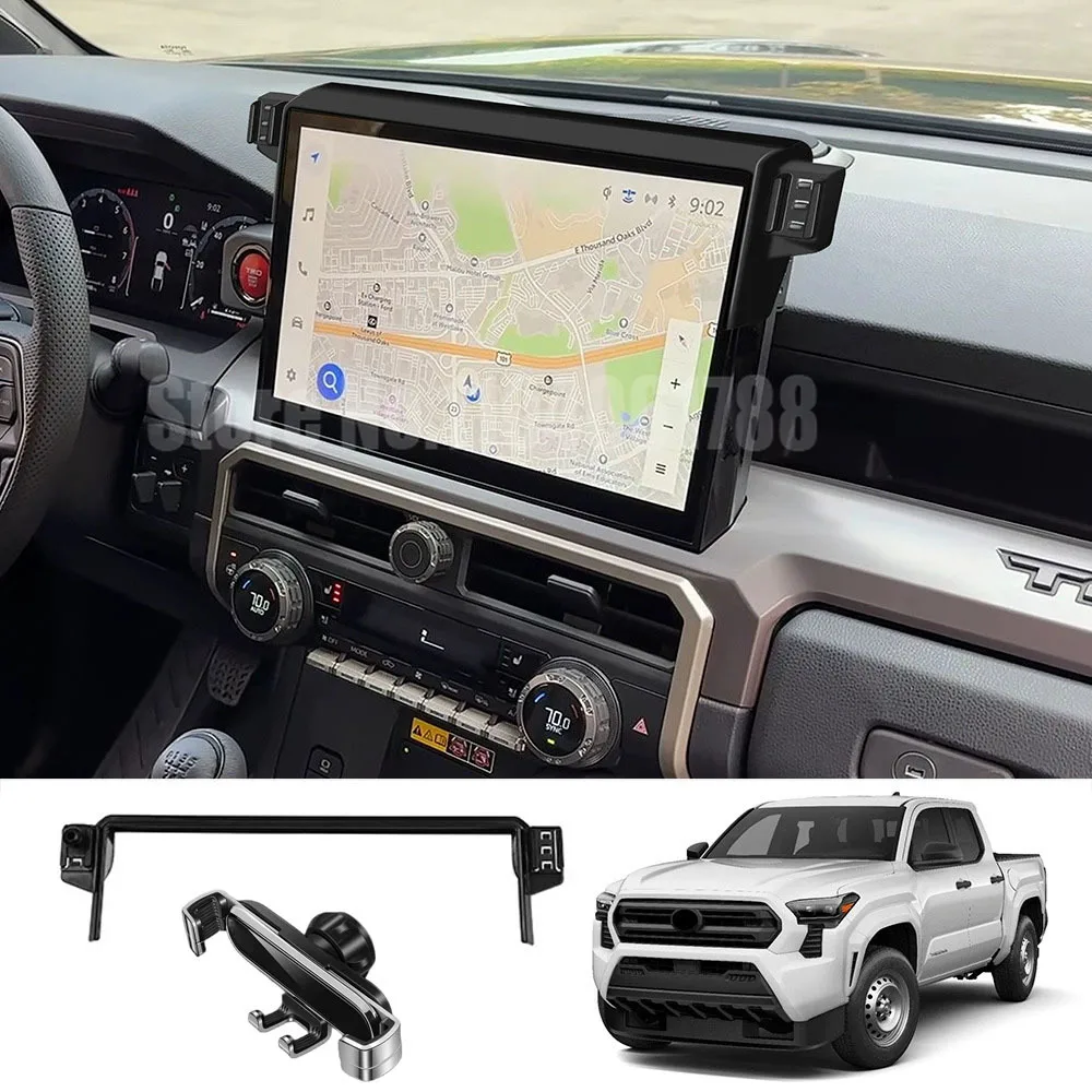 

Fit for Toyota Tacoma 2024 2025 Interior Accessories Car Phone Holder Dashboard Mobile Cell Support Bracket Car Phone Holder