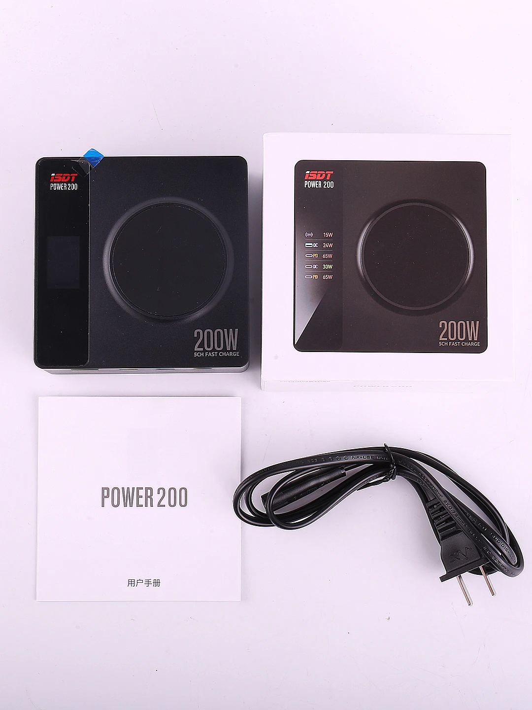 ISDT POWER 200 200X Desktop Fast Charger 200W Ultra High Power Multi Quick Charging Protocol APP Connection Independent Channel