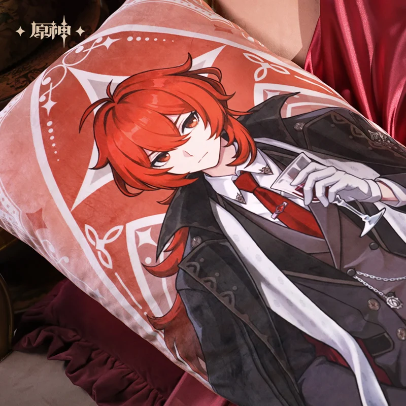 

For Genshin Fans - Official Resplendent Feast Series Body Pillows Themed with Baal, Keqing, Tartaglia, Diluc, Cyno