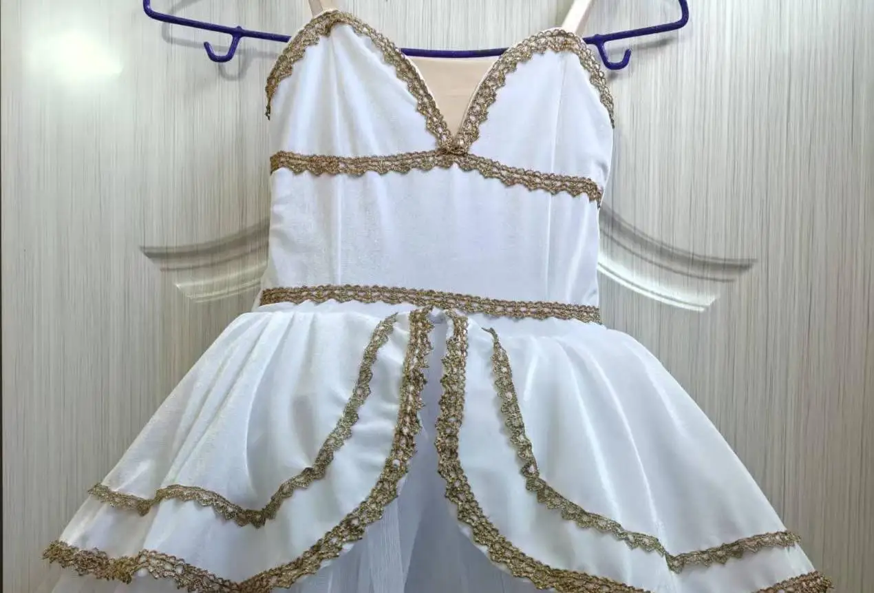 

Classical Adult Kids Professional Ballet Dress Tutu Skirt Long Girls Performance Wear Women Party Dance Costumes Ballerina Dress