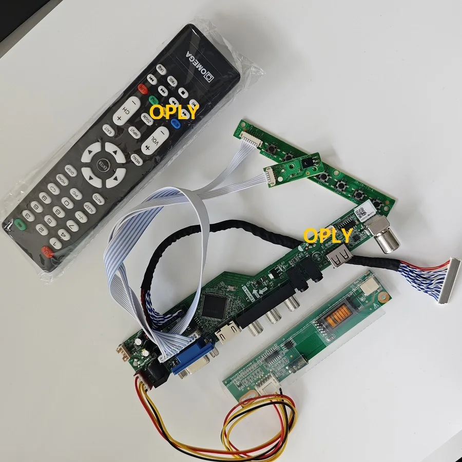 

TV Controller Board kit for N156B3 N156B3-L02/L0B 1366*768 LCD panel HDMI-Compatible USB LED AUDIO VGA AV screen monitor display