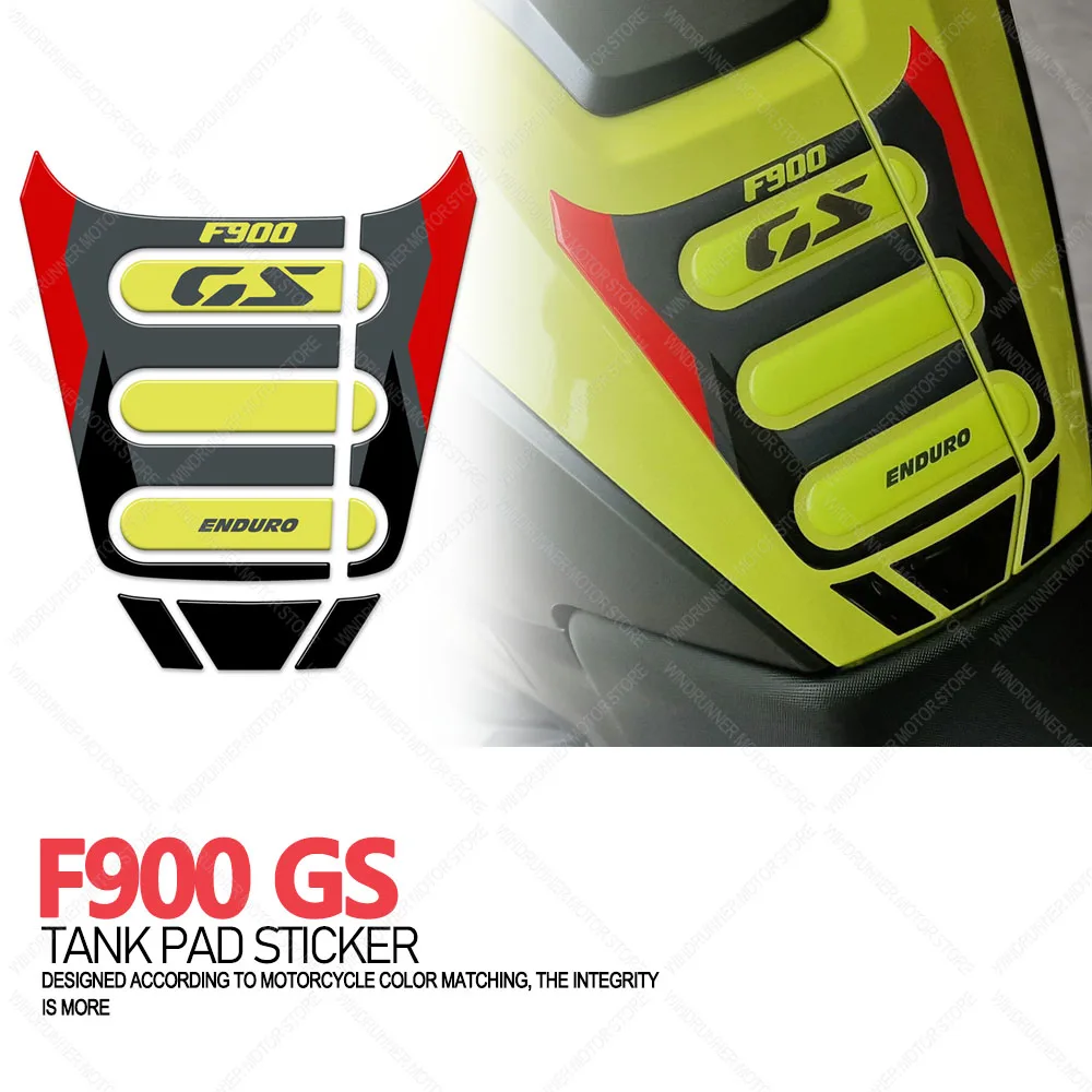 For BMW F900GS F 900 GS Motorcycle Accessories Waterproof Protective Sticker Tank Pad Sticker 3D Epoxy Resin Protective Sticker