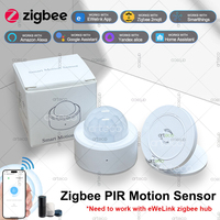 Ewelink Zigbee PIR Motion Sensor Human Body Movement Wireless Infrared Detector Smart Home Security Works With Alexa Google Home