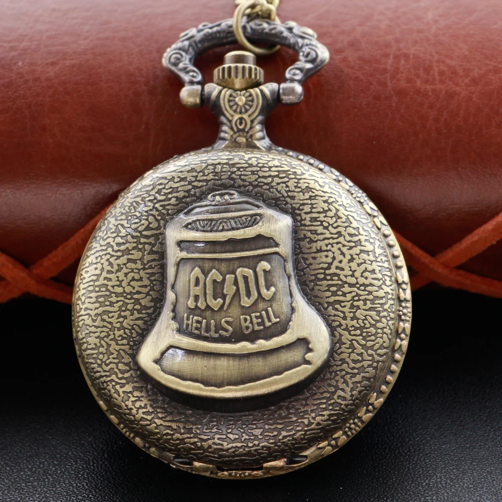 Vintage Pendant Clock Sculpture Fob Chain Arabic Digital Quartz Pocket Watch Necklace Pendant Clock Chain Men's and Women's Gift