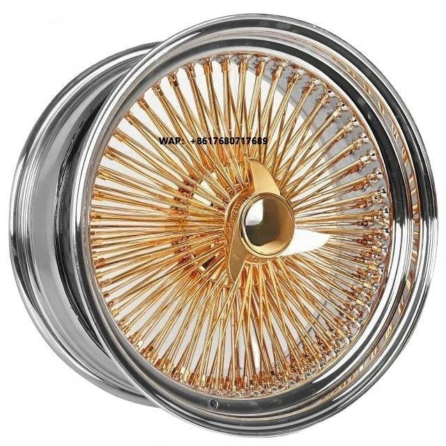 

PQ High Quality Forged Wheels Wire Wheels Gold Brand Reverse 24 Inches Chrome Aluminum Wheel Car Alloy Customizetion 3 Years 0mm