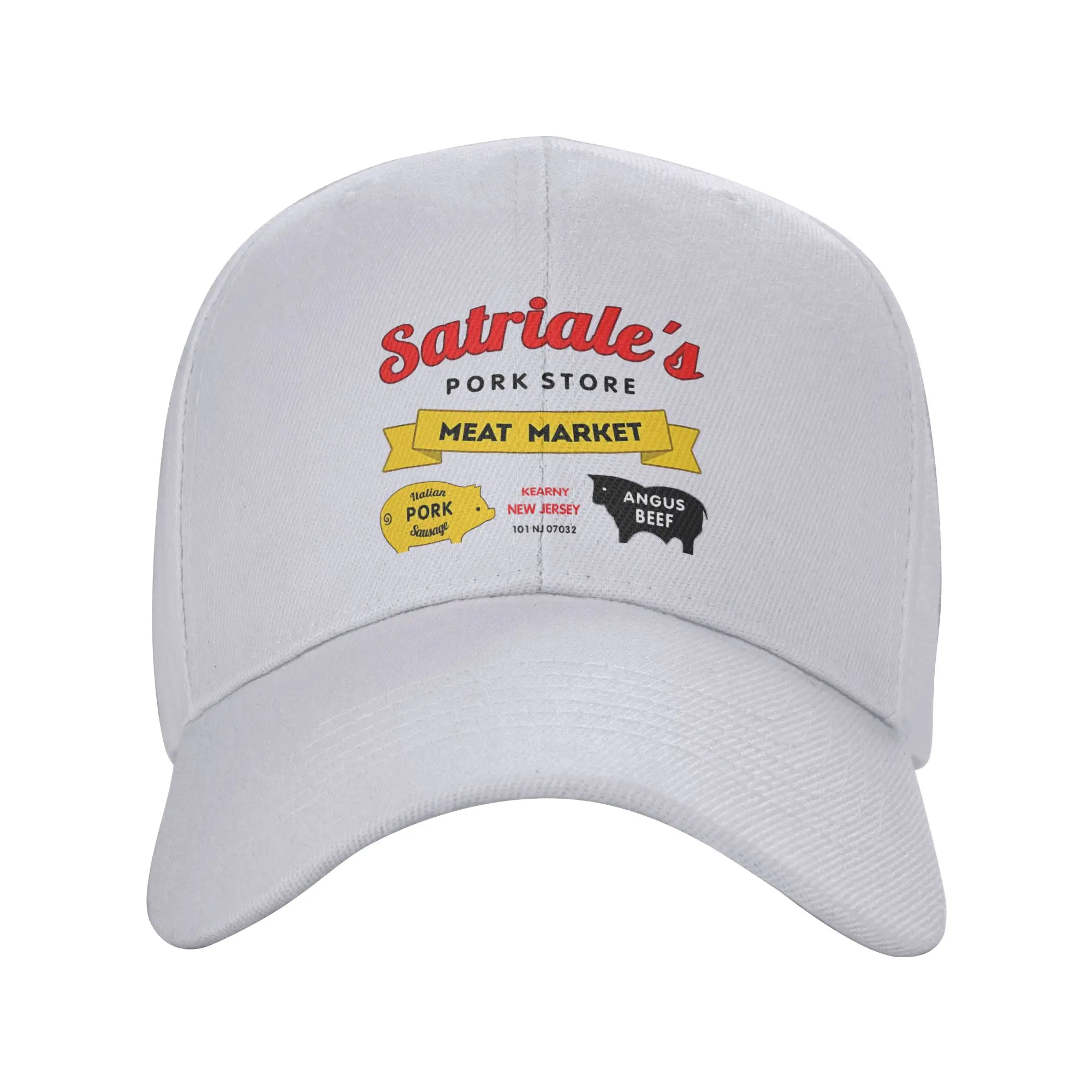Fashion Satriale's Pork Store Curved Brim Baseball Cap Collegiate Style Hat Women's