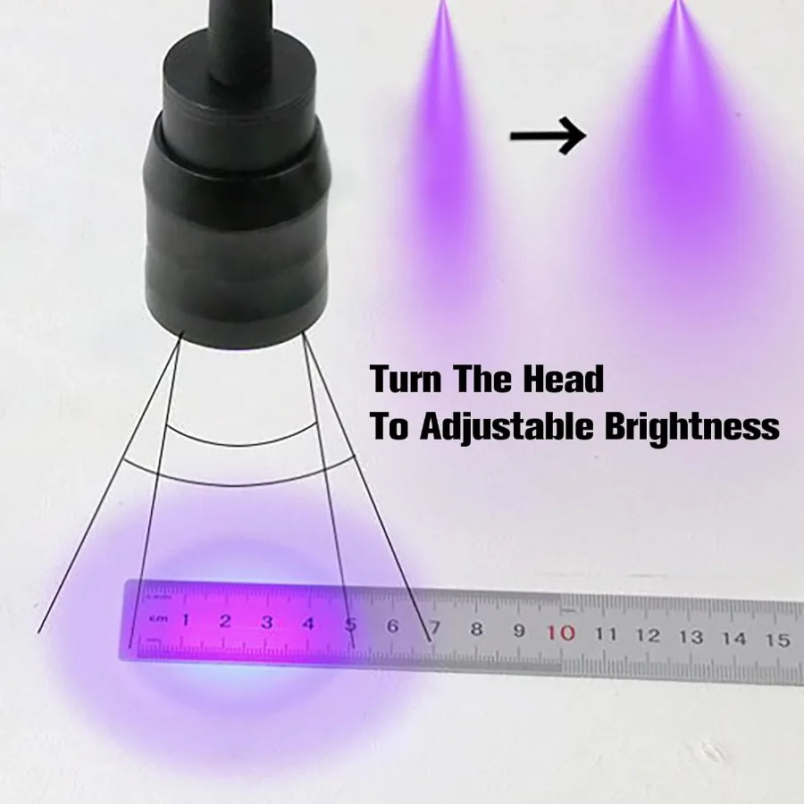 Luce UV per estensione ciglia Lampada per ciglia regolabile Pedale LED Luce polimerizzante in gel UV