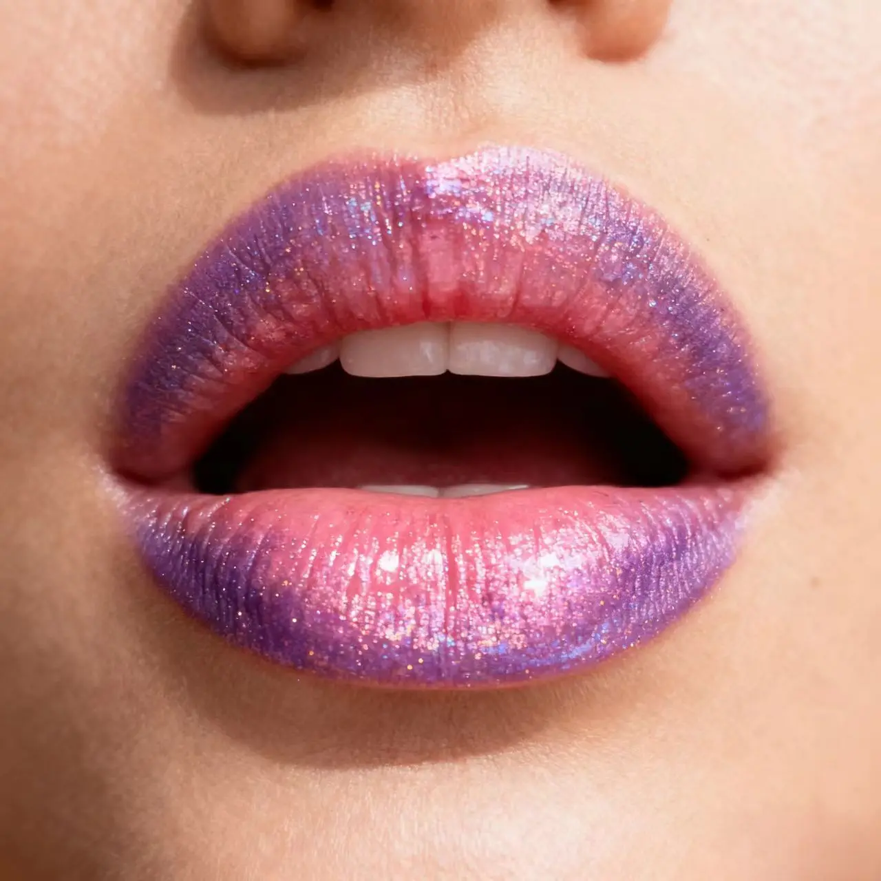 Brightening highlight body decoration supplies blue glitter pink eye shadow