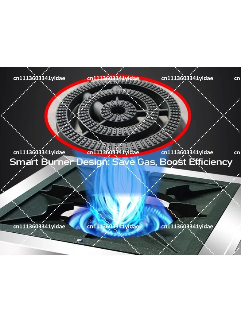Commercial Blue Flame Gas Stove Stand Wok Cooker Propane Range for Outdoor Cooking