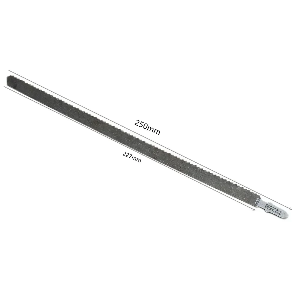 톱날 직소 블레이드 250mm T225B HCS 시트 패널 용 왕복 톱 블레이드 1 개, 목재 금속 절단 도구